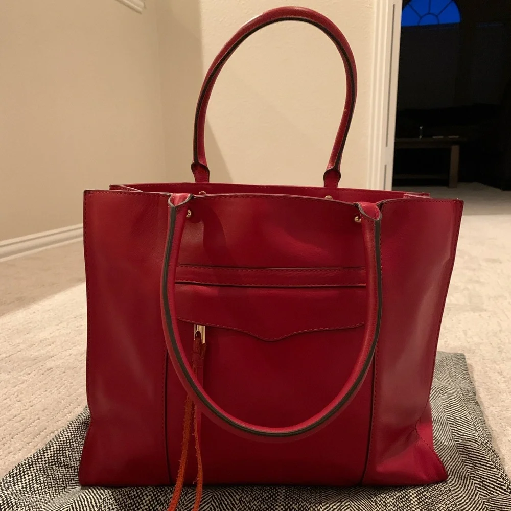 ❤️REBECCA MINKOFF Genuine Leather Handbag - Picture 4 of 6